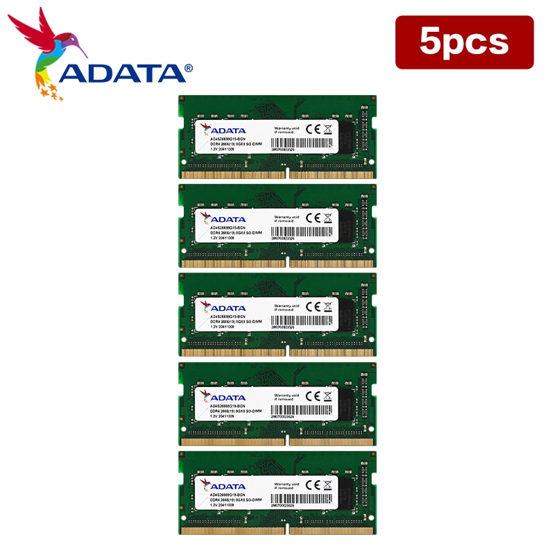 ADATA  Ʈ ޸𸮿 SO DIMM, DDR4 , 8GB, 2666MHZ, 3200MHz, 5 